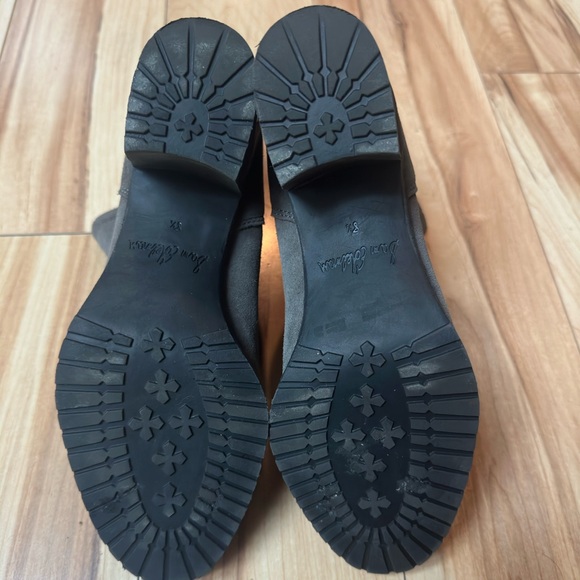 Sam Edelman Grey Suede Boots 8.5 - Picture 3 of 7